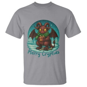 Jersey Devil T Shirt Merry Cryptidmas Funny Christmas Gift TS12 Sport Gray Print Your Wear