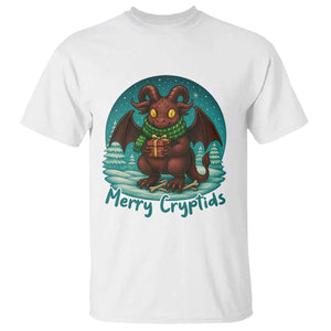 Jersey Devil T Shirt Merry Cryptidmas Funny Christmas Gift TS12 White Print Your Wear