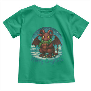 Jersey Devil Toddler T Shirt Merry Cryptidmas Funny Christmas Gift TS12 Irish Green Print Your Wear