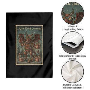 Jersey Devil Merry Devils Christmas Gift Garden Flag TS12 Print Your Wear