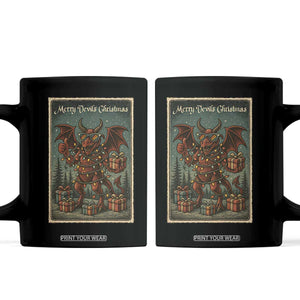 Jersey Devil Merry Devils Christmas Gift Coffee Mug TS12 Black Print Your Wear