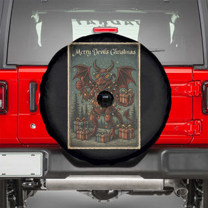 Jersey Devil Merry Devils Christmas Gift Spare Tire Cover TS12 Black Print Your Wear