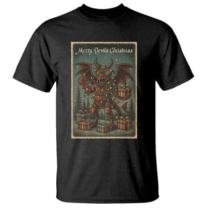 Jersey Devil Merry Devils Christmas Gift T Shirt TS12 Black Print Your Wear