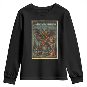 Jersey Devil Merry Devils Christmas Gift Youth Sweatshirt TS12 Black Print Your Wear
