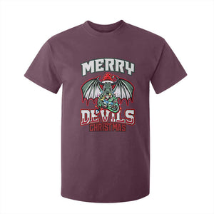 Jersey Devil T Shirt For Kid Merry Devils Christmas Cryptid Gift TS12 Maroon Print Your Wear
