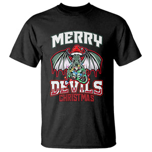 Jersey Devil T Shirt Merry Devils Christmas Cryptid Gift TS12 Black Print Your Wear