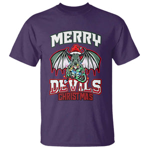 Jersey Devil T Shirt Merry Devils Christmas Cryptid Gift TS12 Purple Print Your Wear