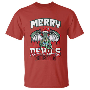Jersey Devil T Shirt Merry Devils Christmas Cryptid Gift TS12 Red Print Your Wear