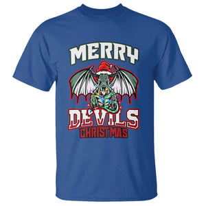 Jersey Devil T Shirt Merry Devils Christmas Cryptid Gift TS12 Royal Blue Print Your Wear