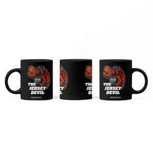 Funny Cryptid Sports Coffee Mug Jersey Devil Playing Basketball TS12 Print Your Wear