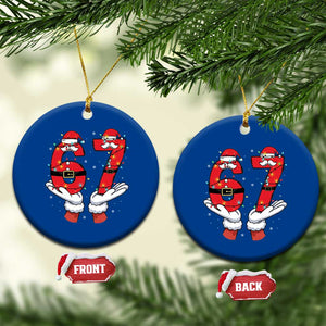Funny 67 Meme Ceramic Ornament Funny Xmas Party Holiday Gift TS12 1pc Blue Print Your Wear