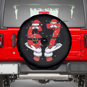 Funny 67 Meme Spare Tire Cover Funny Christmas Party Holiday Gift TS12 Black Print Your Wear