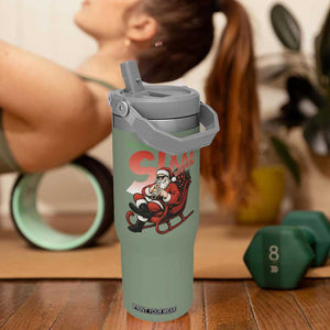 Tis The Season For Sixx Seven Meme Flip Straw Tumbler Funny Trendy Christmas Party Gift TS12 One Size: 30 oz Moss Green Print Your Wear
