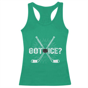 Funny Got Ice Hockey Player Gift Racerback Tank Top TS12 Irish Green Print Your Wear