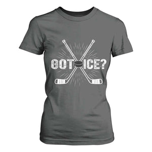 Funny Got Ice Hockey Player Gift T Shirt For Women TS12 Dark Heather Print Your Wear