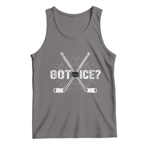 Funny Got Ice Hockey Player Gift Tank Top TS12 Deep Heather Print Your Wear