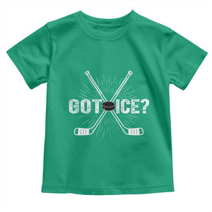 Funny Got Ice Hockey Player Gift Toddler T Shirt TS12 Irish Green Print Your Wear