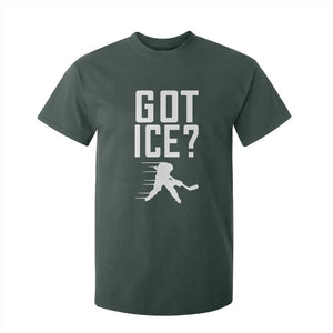 Got Ice T Shirt For Kid Funny Youth Ice Hockey Gift TS12 Dark Forest Green Print Your Wear