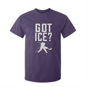 Got Ice T Shirt For Kid Funny Youth Ice Hockey Gift TS12 Purple Print Your Wear