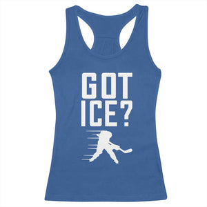 Got Ice Racerback Tank Top Funny Youth Ice Hockey Gift TS12 Royal Blue Print Your Wear