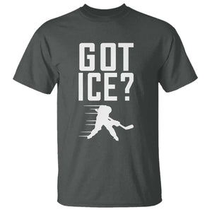 Got Ice T Shirt Funny Youth Ice Hockey Gift TS12 Dark Heather Print Your Wear