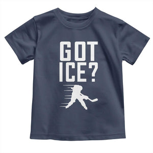 Got Ice Toddler T Shirt Funny Youth Ice Hockey Gift TS12 Navy Print Your Wear