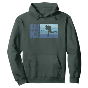 Got Ice Hoodie Ocean Blue Retro Ice Hockey Sport Lover Gift TS12 Dark Forest Green Print Your Wear