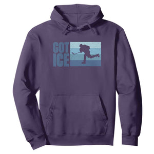 Got Ice Hoodie Ocean Blue Retro Ice Hockey Sport Lover Gift TS12 Purple Print Your Wear