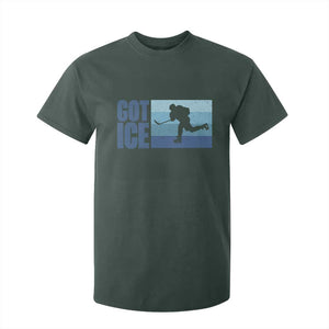 Got Ice T Shirt For Kid Ocean Blue Retro Ice Hockey Sport Lover Gift TS12 Dark Forest Green Print Your Wear