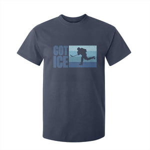 Got Ice T Shirt For Kid Ocean Blue Retro Ice Hockey Sport Lover Gift TS12 Navy Print Your Wear