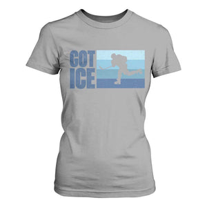 Got Ice T Shirt For Women Ocean Blue Retro Ice Hockey Sport Lover Gift TS12 Sport Gray Print Your Wear