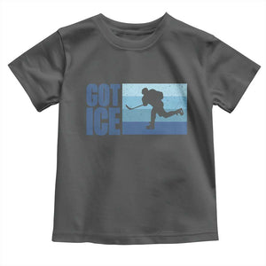 Got Ice Toddler T Shirt Ocean Blue Retro Ice Hockey Sport Lover Gift TS12 Dark Heather Print Your Wear