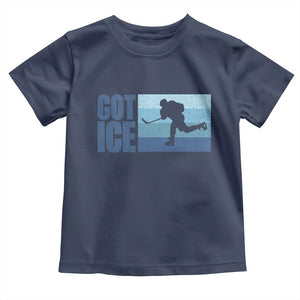 Got Ice Toddler T Shirt Ocean Blue Retro Ice Hockey Sport Lover Gift TS12 Navy Print Your Wear