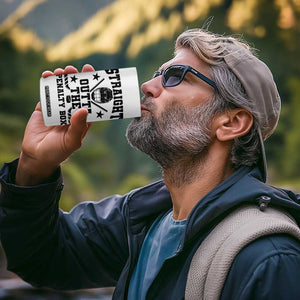 Straight Outta The Penalty Box 4 in 1 Can Cooler Tumbler Funny Youth Ice Hockey Gift TS12 Print Your Wear