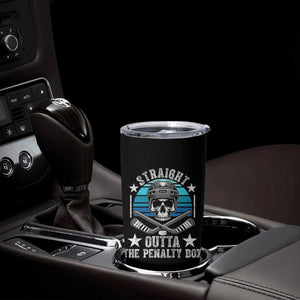 Straight Outta The Penalty Box Hockey Tumbler Cup Funny Skull Player Gift TS12 Print Your Wear