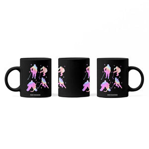 Iridescent Effect Hockey Players Retro Sport Lover Gift Coffee Mug TS12 Print Your Wear