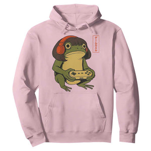 Funny Frog Bob Haircut Gamer Meme Hoodie Game Lover TS12 Light Pink Print Your Wear