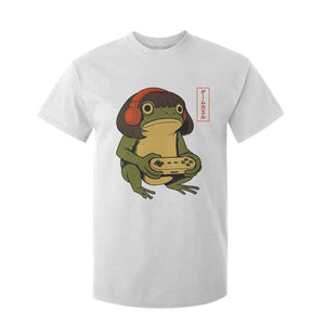 Funny Frog Bob Haircut Gamer Meme T Shirt For Kid Game Lover TS12 White Print Your Wear