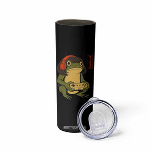 Funny Frog Bob Haircut Gamer Meme Skinny Tumbler Game Lover TS12 Print Your Wear