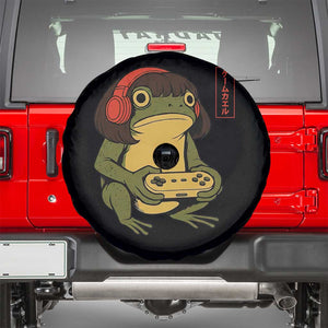 Funny Frog Bob Haircut Gamer Meme Spare Tire Cover Game Lover TS12 Black Print Your Wear