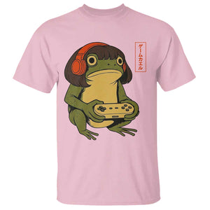 Funny Frog Bob Haircut Gamer Meme T Shirt Game Lover TS12 Light Pink Print Your Wear