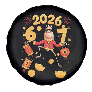 Funny Marcus The Worm Six Seven Meme Spare Tire Cover Lunar New Year 2026 Gift TS12 Print Your Wear