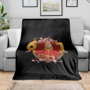 Funny Marcus The Worm Six Seven Lunar New Year Meme Throw Blanket TS12 Print Your Wear