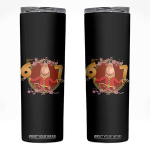 Funny Marcus The Worm Six Seven Lunar New Year Meme Skinny Tumbler TS12 Black Print Your Wear