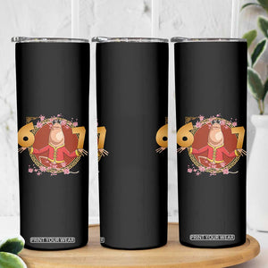 Funny Marcus The Worm Six Seven Lunar New Year Meme Skinny Tumbler TS12 Print Your Wear