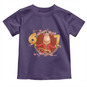 Funny Marcus The Worm Six Seven Lunar New Year Meme Toddler T Shirt TS12 Purple Print Your Wear
