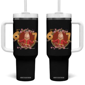 Funny Marcus The Worm Six Seven Lunar New Year Meme Tumbler With Handle TS12 One Size: 40 oz Black Print Your Wear