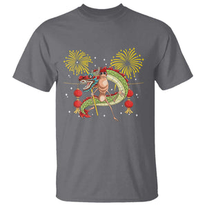 Funny Marcus The Worm Meme T Shirt Viral Lunar New Year TS12 Charcoal Print Your Wear