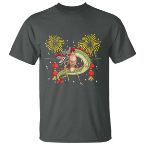 Funny Marcus The Worm Meme T Shirt Viral Lunar New Year TS12 Dark Heather Print Your Wear