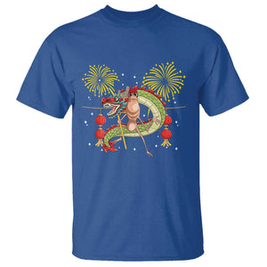 Funny Marcus The Worm Meme T Shirt Viral Lunar New Year TS12 Royal Blue Print Your Wear